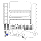 Комплект прокладок верха двигателя JOHN DEERE 6090 RE528402
