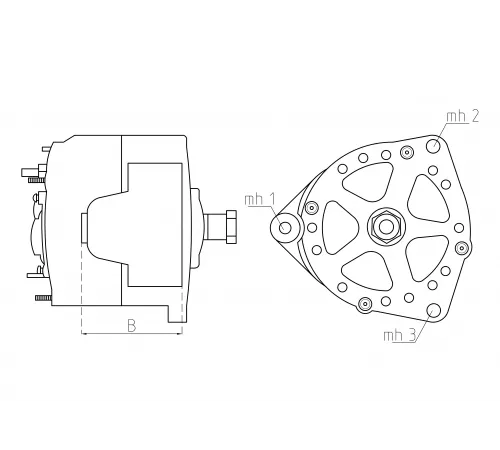 Генератор Дойц 3701010-D473, 541204393 STEYR 2205660-0, CLAAS 05011080 - Купить в СПБ
