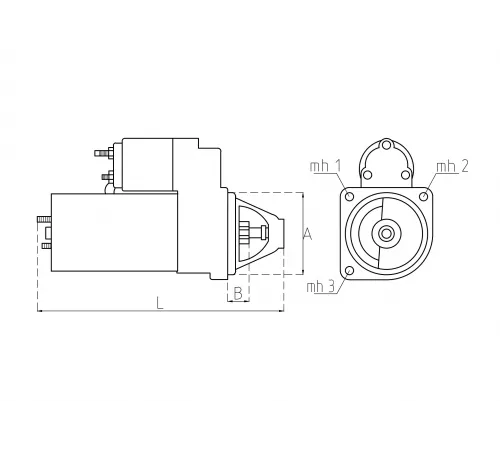 Стартер CAT 0R2186 Кейс Вольво - Купить в СПБ