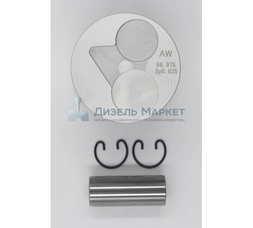 Поршень 0.50 без колец 16851-21110 Kubota D722