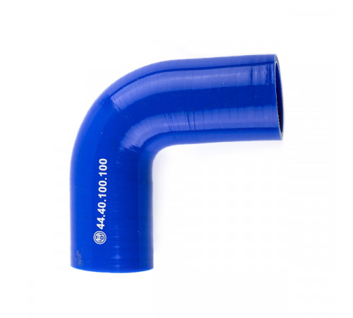 Патрубок универсальный угловой 90° (L=100х100мм, d=40) силикон (44.40.100.100) МД