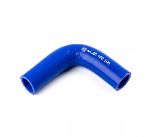 Патрубок универсальный угловой 90° (L=100х100мм, d=25) силикон (44.25.100.100) МД