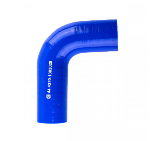 Патрубок радиатора угловой ниж. 90° (L=100х135, d=40) силикон (44.4370-1303029) МД