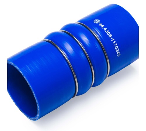 Патрубок турбокомпрессора (L=165, d=74) силикон (44.4308-1170245) МД