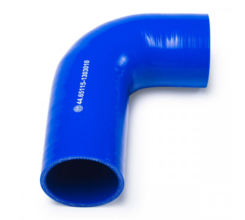 Патрубок радиатора верх. угловой (L=110х160, d=60) силикон (44.65115-1303010) МД