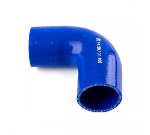 Патрубок универсальный угловой 90° (L=100х100мм, d=50) силикон (44.50.100.100) МД