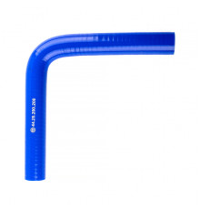 Патрубок универсальный угловой 90° (L=200х200мм, d=25) силикон (44.25.200.200) МД