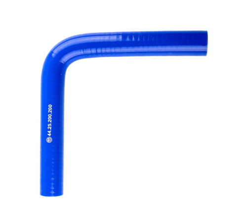 Патрубок универсальный угловой 90° (L=200х200мм, d=25) силикон (44.25.200.200) МД
