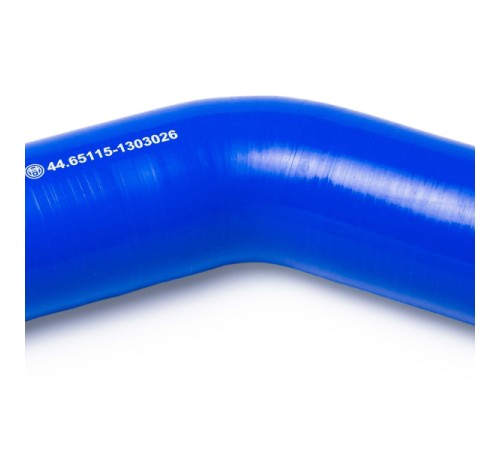 Патрубок радиатора ниж. угловой силикон (44.65115-1303026) МД