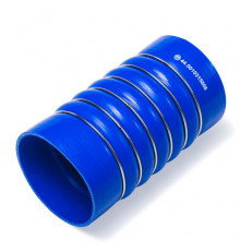 Патрубок охладителя лев. (L=210, d=112х122) силикон (44.5010315868) МД