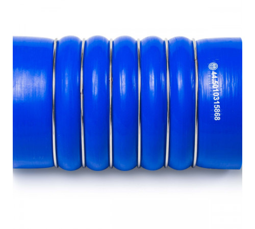 Патрубок охладителя лев. (L=210, d=112х122) силикон (44.5010315868) МД