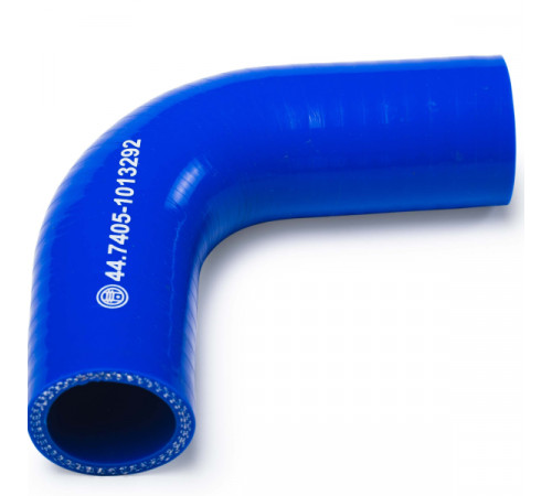 Патрубок теплообменника угловой (L=100х100, d=31) силикон (44.7405-1013292) МД