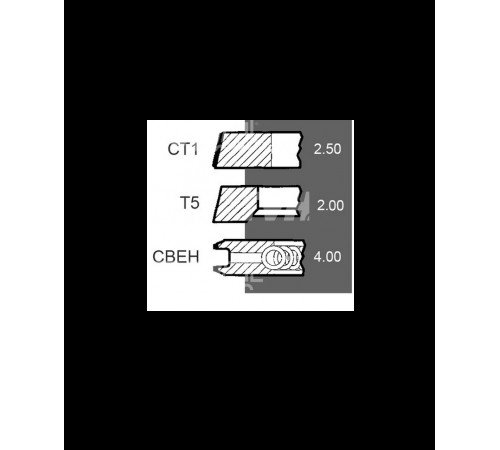 Поршневые кольца Перкинз 903.27 (4181A035)