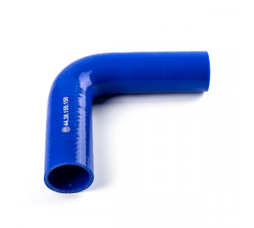 Патрубок универсальный угловой 90° (L=150х150мм, d=38) силикон (44.38.150.150) МД