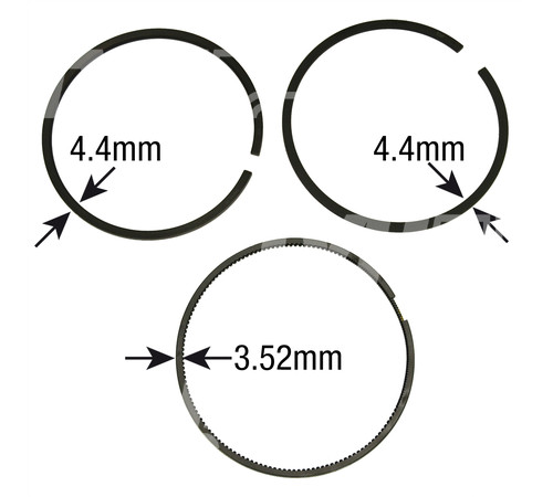 Поршневые кольца john deere 4045 (RE66820) DD11831