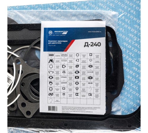 К-кт прокладок для дв. Д-240 МД