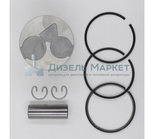Поршень с кольцами STD 16050-21110 Kubota D1005