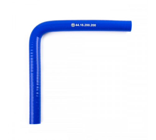 Патрубок универсальный угловой 90° (L=200х200мм, d=16) силикон (44.16.200.200) МД