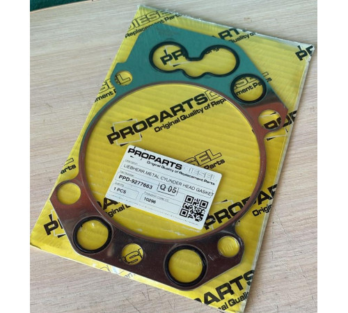 Прокладка ГБЦ Liebherr D904, D906, D924, D926 диам 141 мм