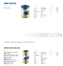 Воздушный фильтр ЭФВ-305.55 (3160-1109080-12) МД