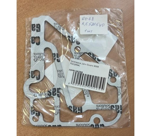Прокладка головки масленого фильтра John Deere 6068 (R502864)
