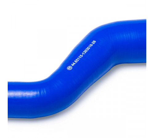 Патрубок радиатора верх. S-образный (L=290, d=43х58) силикон (44.65115-1303010-28) МД
