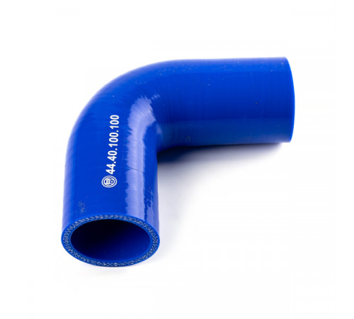 Патрубок универсальный угловой 90° (L=100х100мм, d=40) силикон (44.40.100.100) МД