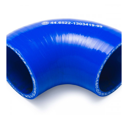 Патрубок радиатора угловой (L=75х75, d=60) силикон (44.6522-1303419-99) МД