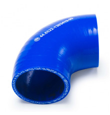 Патрубок радиатора угловой (L=75х75, d=60) силикон (44.6522-1303419-99) МД