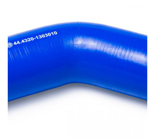 Патрубок радиатора верх. угловой (L=130х130, d=60) силикон (44.4320-1303010) МД