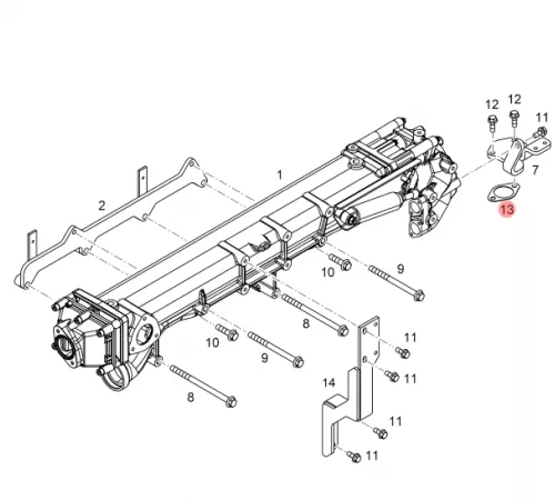 Прокладка Liebherr D926 (4980373)