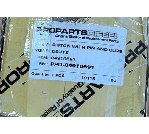 Поршень Deutz 2013 TCD 4V 108mm Euro 3