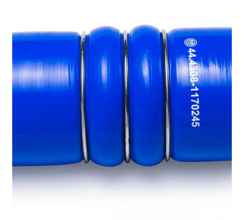 Патрубок турбокомпрессора (L=165, d=74) силикон (44.4308-1170245) МД