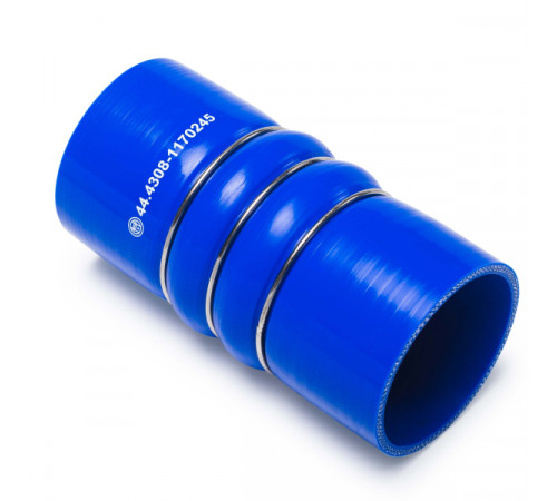 Патрубок турбокомпрессора (L=165, d=74) силикон (44.4308-1170245) МД