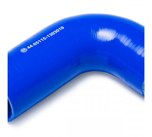 Патрубок радиатора верх. угловой (L=110х160, d=60) силикон (44.65115-1303010) МД