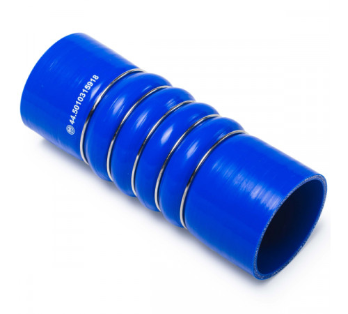 Патрубок охладителя прав. (L=235, d=80х90) силикон (44.5010315918) МД