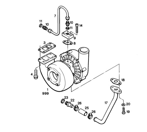 Турбокомпрессор Liebherr L551 (5700011) K27