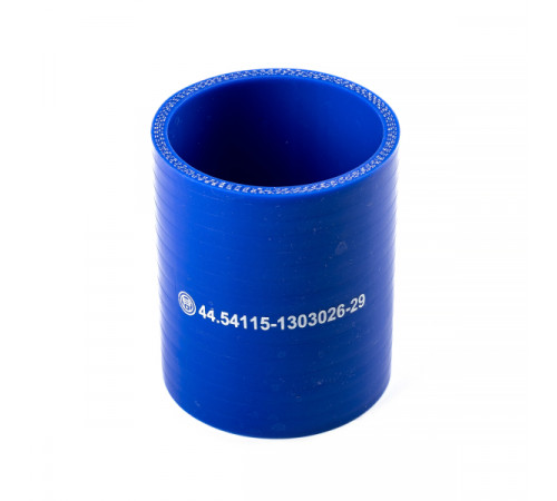 Патрубок радиатора ниж. (L=90, d=66) силикон (44.54115-1303026-29) МД