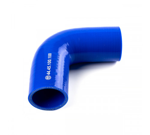 Патрубок универсальный угловой 90° (L=100х100мм, d=45) силикон (44.45.100.100) МД