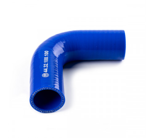 Патрубок универсальный угловой 90° (L=100х100мм, d=32) силикон (44.32.100.100) МД