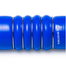 Патрубок охладителя прав. (L=235, d=80х90) силикон (44.5010315918) МД