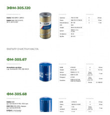 Масляный фильтр ФМ-305.67 (W 940/30, LF3345) МД