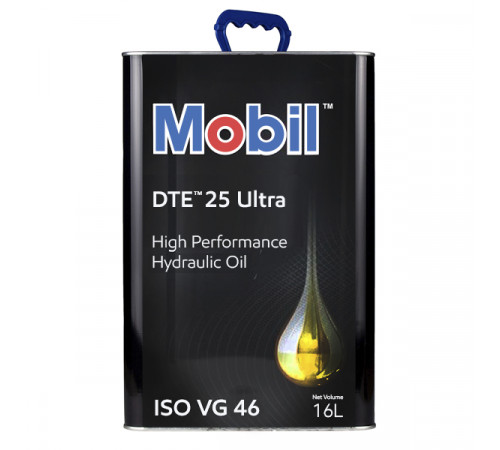 Mobil DTE 25 ULTRA, 16 л. Масло гидравлическое. (155356)