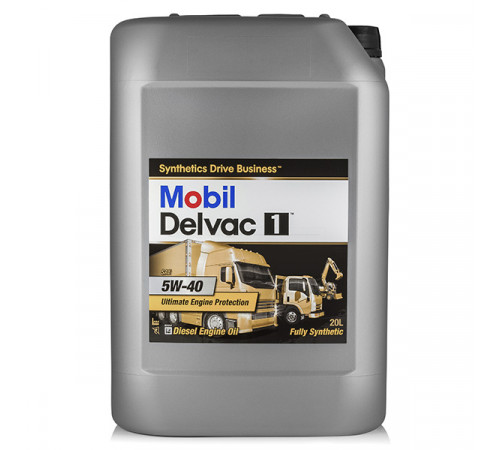 Mobil Delvac 1 5W-40, 20 л. Масло моторное. (156676)
