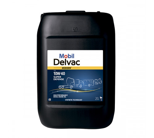 Mobil Delvac Modern 10W-40 Super Defense, 20 л. Масло моторное. / Mobil Delvac MX Extra 10W-40 (157060)
