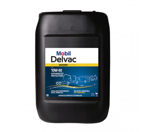 Mobil Delvac Modern 10W-40 Advanced Protection, 20 л. Масло моторное. / Mobil Delvac XHP ESP 10W-40 (157068)