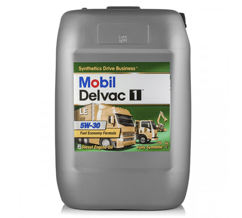 Mobil Delvac 1 LE 5W-30, 20 л. Масло моторное. (152249)