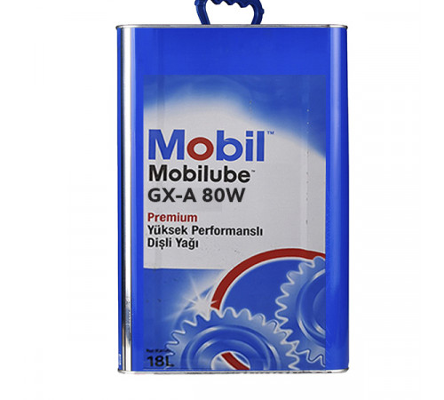 Mobilube GX-A 80W, 18 л. Масло трансмиссионное. (155427)