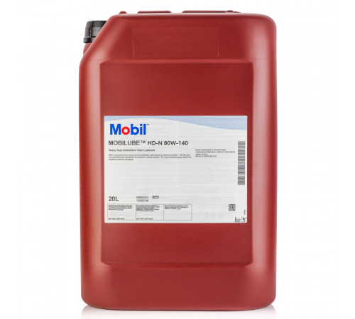 Mobilube HD-N 80W-140, 20 л. Масло трансмиссионное. (141699)