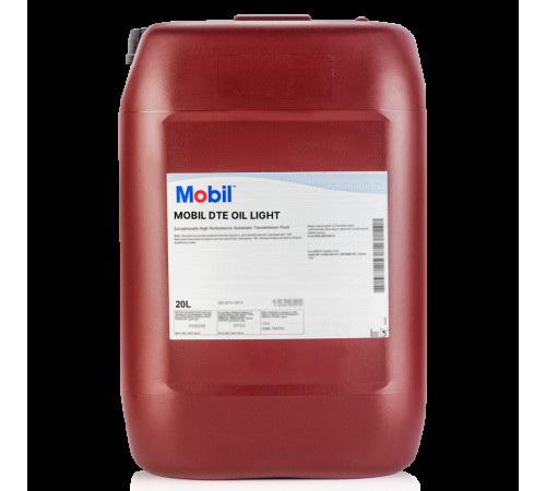 Mobil DTE Oil Light, 20 л. Масло (127687)